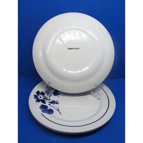 Comptoir de Famille  8 1/4" Floral Salad Plates Set of 3 - Picture 3 of 12